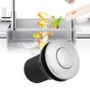 Fdit Garbage Scrap Air Switch Automatic Self-lock Button + Pneumatic Air Hose Kit