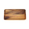 redchocol8® Handmade Wooden Rectangular Plate Tray Natural Brown Dining Centrepiece Oblong Trinket