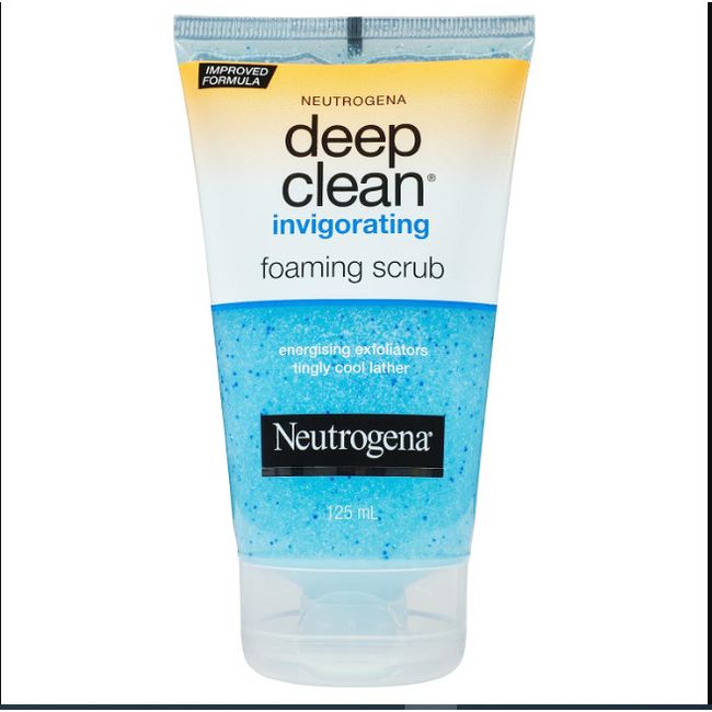 Neutrogena Deep Clean Invigorating Foaming Facial Scrub , 4.2 fl. oz