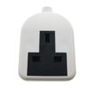 Ex-Pro 1 Gang High Impact Trailing Extension Socket, without Plug and Cable, 13A, White - 1 Pack