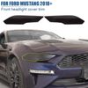 FOR 2018+ FORD MUSTANG FRONT HEADLIGHT LAMP DECOR COVER TRIM PROTECT GUARD SHELL