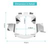 1 Pair H7 LED Headlight Bulb Holder Retainer Headlamp Adapter Retainer Clip for