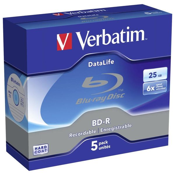 Verbatim 43836 - blank Blu-Ray discs (Jewelcase)