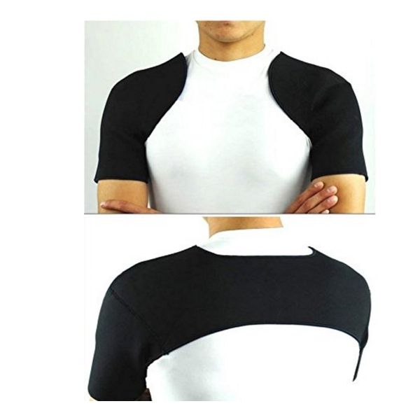 D-drempating pa213 Double Shoulder Supporter, Soft Material, Lightweight, Flexible, Shoulder Support, Shoulder Belt, Corset, Posture, Cold Sports, Injury Prevention, S Size