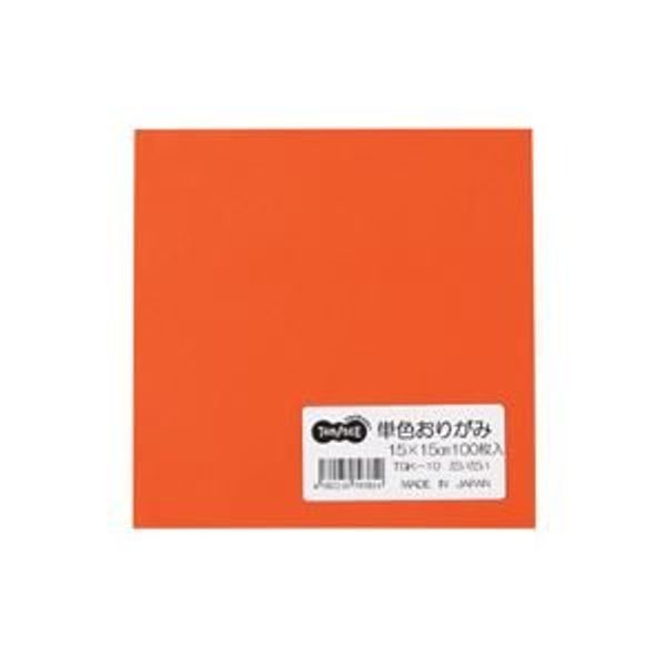 TANOSEE Single Color Origami Didai 1 Pack (100 Sheets) (x 20 Sets)