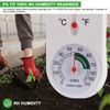 2x Wall Thermometer Hygrometer Humidity Temperature Meter Tester Indoor Outdoor