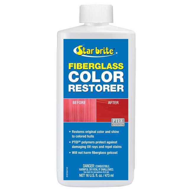 STAR BRITE Fiberglass Color Restorer With PTEF - 16 OZ (081816PW)