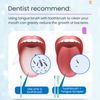 Y-Kelin Double-Side Desiged Tongue Scraper, Ultra-Soft Tongue Brush Tongue Cleaner (3 Pack)