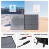 MHPOWOS 110W Foldable Solar Panel for Ecoflow River 2 Portable Power Station