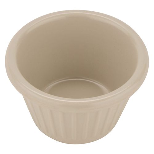 G.E.T. F-615-IV 1.5 oz. Fluted Ramekin, Break Resistant, Melamine, Ivory (Pack of 12)