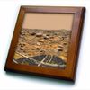 3dRose 8x8 Framed Tile - Mars Surface Space Theme Science TDSwhite – Space Photos