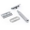 Merkur 3-Piece Double Edge Safety Razor, Chrome-Plated 42001, 1 Count (Pack of 1)