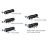 Vantec LapCool CrossFlow Fan for Laptop/Tablet/Smartphone/User with USB Bus Powered (VCF-100-BK),Black