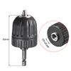 3/8" Keyless Drill Chuck Hex Shank Adapter 0.8-10mm 3-Jaw for Cordless Drill