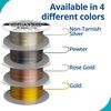 Beadhobby - Soft Flex 28 Gauge Craft Wire - Non Tarnish Silver - Artistic Wire with Silver Plating