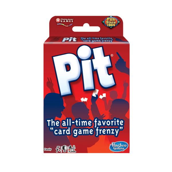 Winning Moves Pit Card Game - Corner The Market Game Games USA, Loud and Fun Party Game for 3 to 8 Players, Ages 7 and Up