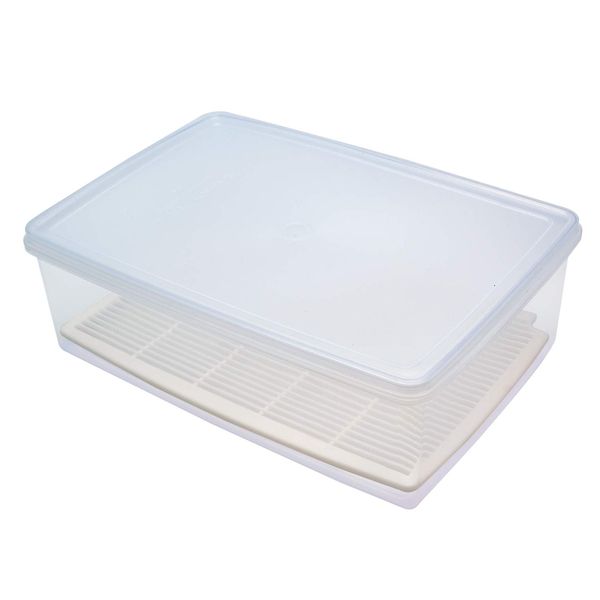 SankoPlastic SS-2 Food Storage Container with Saw, Natural