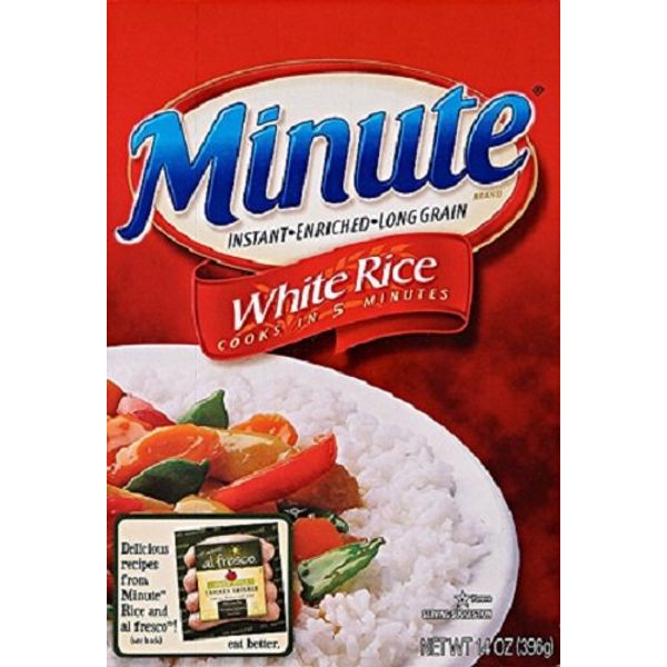 Minute Rice Long Grain White Rice - 14 oz pack of 2