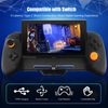 ECHZOVE Switch Controller Grip, Ergonomic Switch Controller with Six-Axis Gyroscope for Gravity Induction, Twin Motor Vibration, Power-Charging Input Port(NOT for Switch OLED)