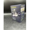 Socket Fan LED Dimmable Light 3 Speed Timing Function 23W Small White NIB