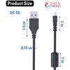 DragonTrading - UC-E6 USB Cable for Nikon Coolpix Series Cameras - Fast Data Transfer & Charging - Replacement Camera Cable