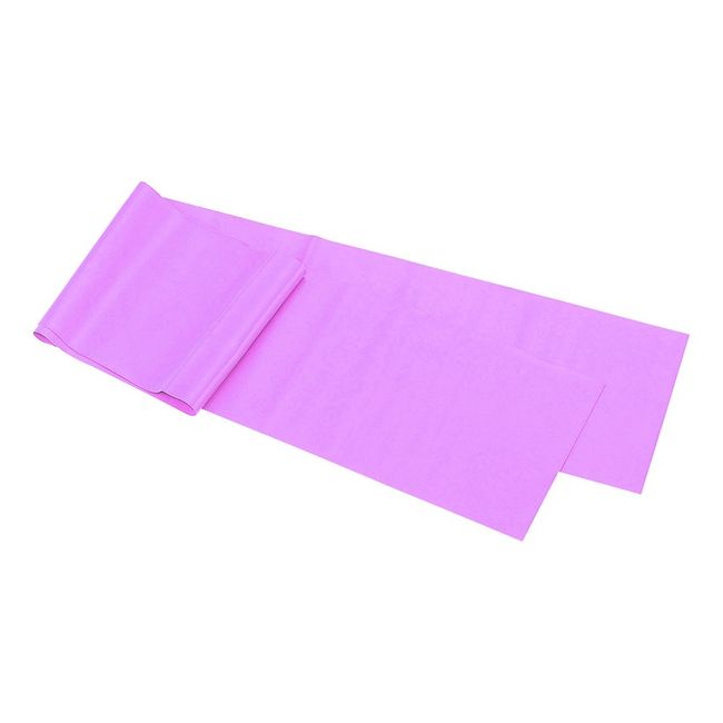 IRONMAN CLUB KW-753 Exercise Band, Pink, Flat Rubber, Normal Strength