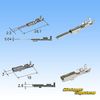 Yazaki Industries 090 Type II 2 Pole Coupler Terminal Set Type 3 (No Male Side Bracket)