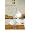 EliteKoopers Chrome 8 Cup Mug Tree For Home, Kitchen Item (1Pcs)