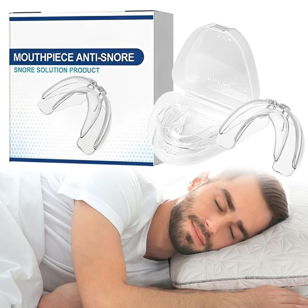 LINXINS Snoring Aids for Men,Anti Snoring Devices Anti Snore Mouth Guard Sleep Apnea Devices Snoring Aids for Women Dream Hero Mouth Guard Safe, Effective and Comfortable Stop Snoring Aids