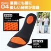 Lower back insole (S: 8.9 - 9.1 inches (22.5 - 23.0 cm)