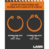 Lang Tools 1434 Quick Switch Internal/External Retaining Ring Pliers and Tip Kit