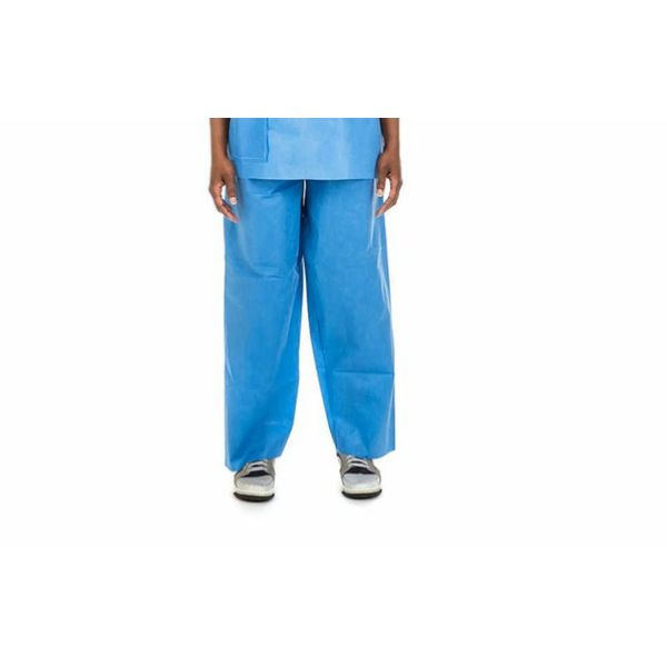 60 Pcs Cardinal Health Convertors Scrub Pant Elastic Waist 23604PE Blue X-Large