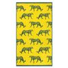 furn. Leopard Hand Towel, Cotton, Teal,50 x 85cm