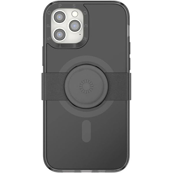 PopSockets Black iPhone 12 Case and iPhone 12 Pro Case with Phone Grip