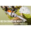 For Stihl MS194 Model Chainsaws Muffler MS193 MS201t Muffler Mod #1137 140 0609