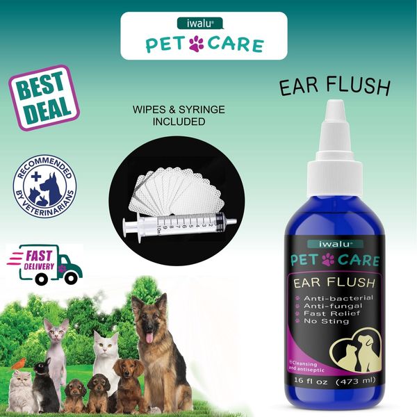 CAT EAR DROPS Heal & Soothe Fast Lick Safe CATS DOGS PETS Love It, SHIPS FREE