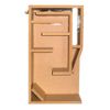 1pc WP-SP089BH Backload Horn Enclosure Assembly Kit for 3.2 inch (8 cm) Units