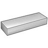 Flat Stock, Al, 6061, 3/4 x 1 1/2 in, 3 Ft