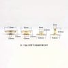Spring Hook Medium No.2 11.5mm (Gold, Set of 10)