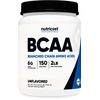 Nutricost BCAA Powder 2:1:1-150 Servings (Unflavored)