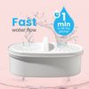 Waterdrop Elfin 5-Cup Water Filter Pitcher, NSF Certified, with 4 Filter, Pink