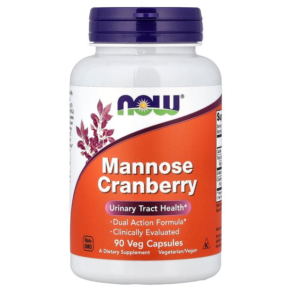 NOW Foods, Mannose Cranberry, 90 Veg Capsules