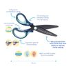 Pelikan Griffix School Scissors for Right-Handed/Left-Handed Users, blue