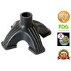 SELF STANDING RUBBER QUAD CANE TIP FOR STABILITY AND BALANCE 3/4"