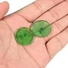 50Pcs 24mm Transparent Plastic Golf Ball Marker for Flat Position Mark Green