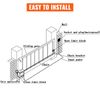 Automatic Sliding Gate Opener 3300lbs Electric Door Operator w/ Infrared Sensor