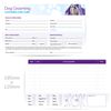 Dog Grooming Customer Care Record Cards 100x pack