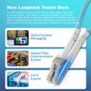 GwliUni 4 PCS OM3 Loopback Plug Tester Multimode LC-UPC Fiber Optical Duplex Cable Adapter 50/125