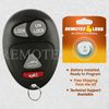 For L2C0007T 2001 2002 2003 2004 Buick Regal Keyless Remote Entry Fob