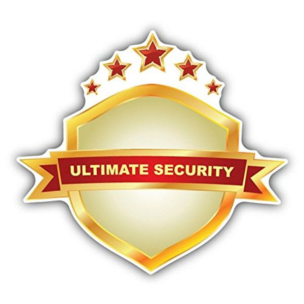 Zirni Ultimate Security Shield Sticker Decal Design